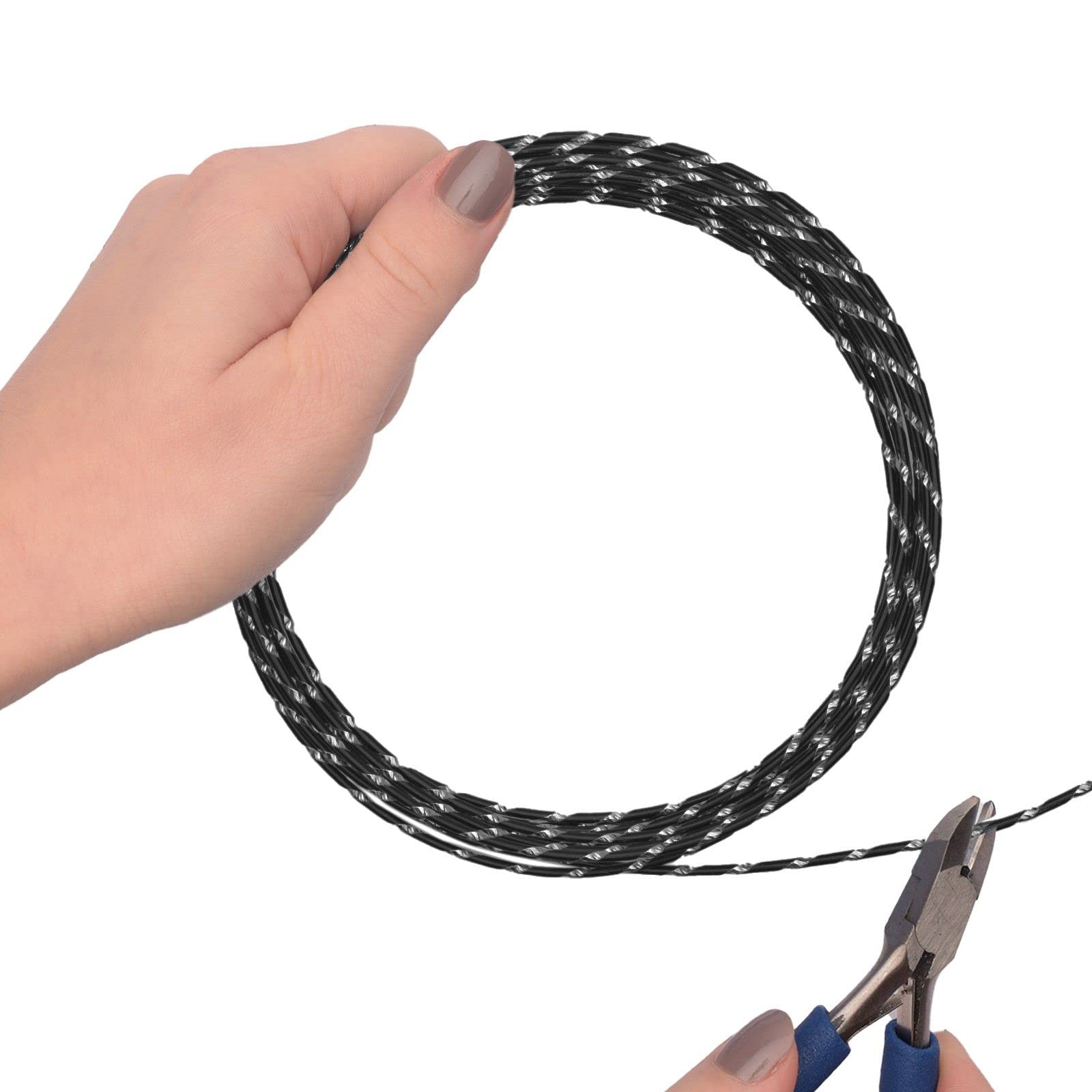 Fil Aluminium 2mm, 5M Fil Flexible Pour Bricolage Créatif