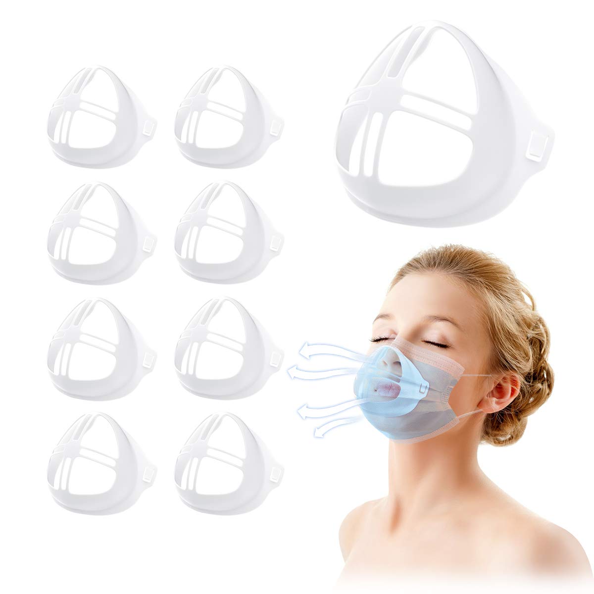 Medical Mask Inner Frame Mask Holder 3D Mask Bracket, Face Mask Cover Inner Support, Face Mask ...