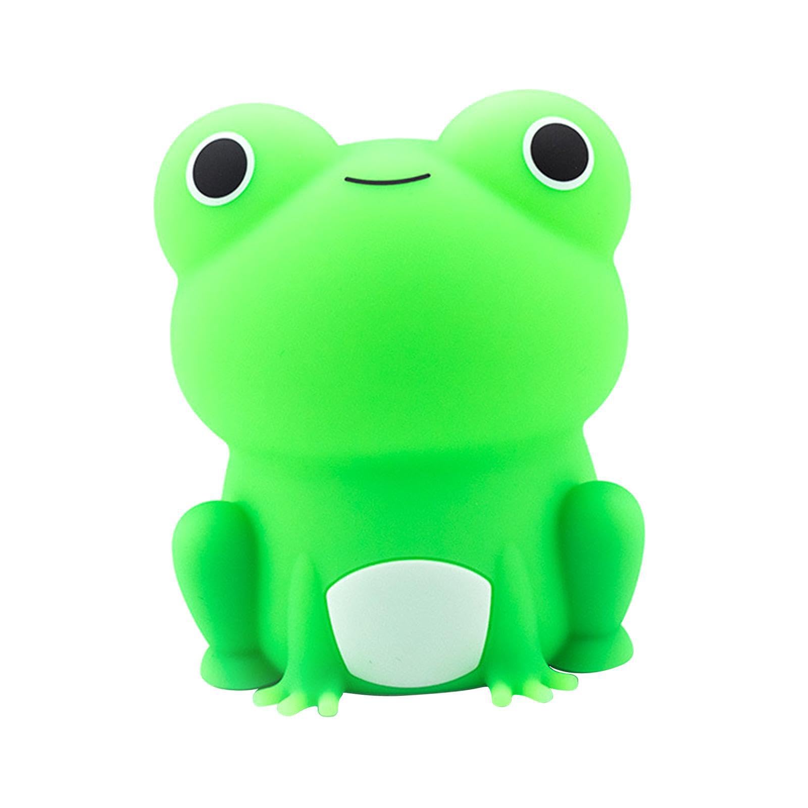 Mophrati Girls Light Colorful Night Toy For Kids Cartoon Frog Animal Led Cute Bedside Usb Rechargeable Nursery Lamp Night For Kids Cartoon Frog Animal Led Cute