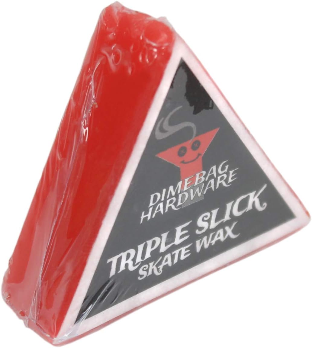 Dime Bag Hardware Triple Slick Scented Skateboard Curb Wax - Pocket Size Multi Color 4-Pack for Skaters On The Go - Use on Curbs, Ledges and Rails at the Skate Park or in the Streets