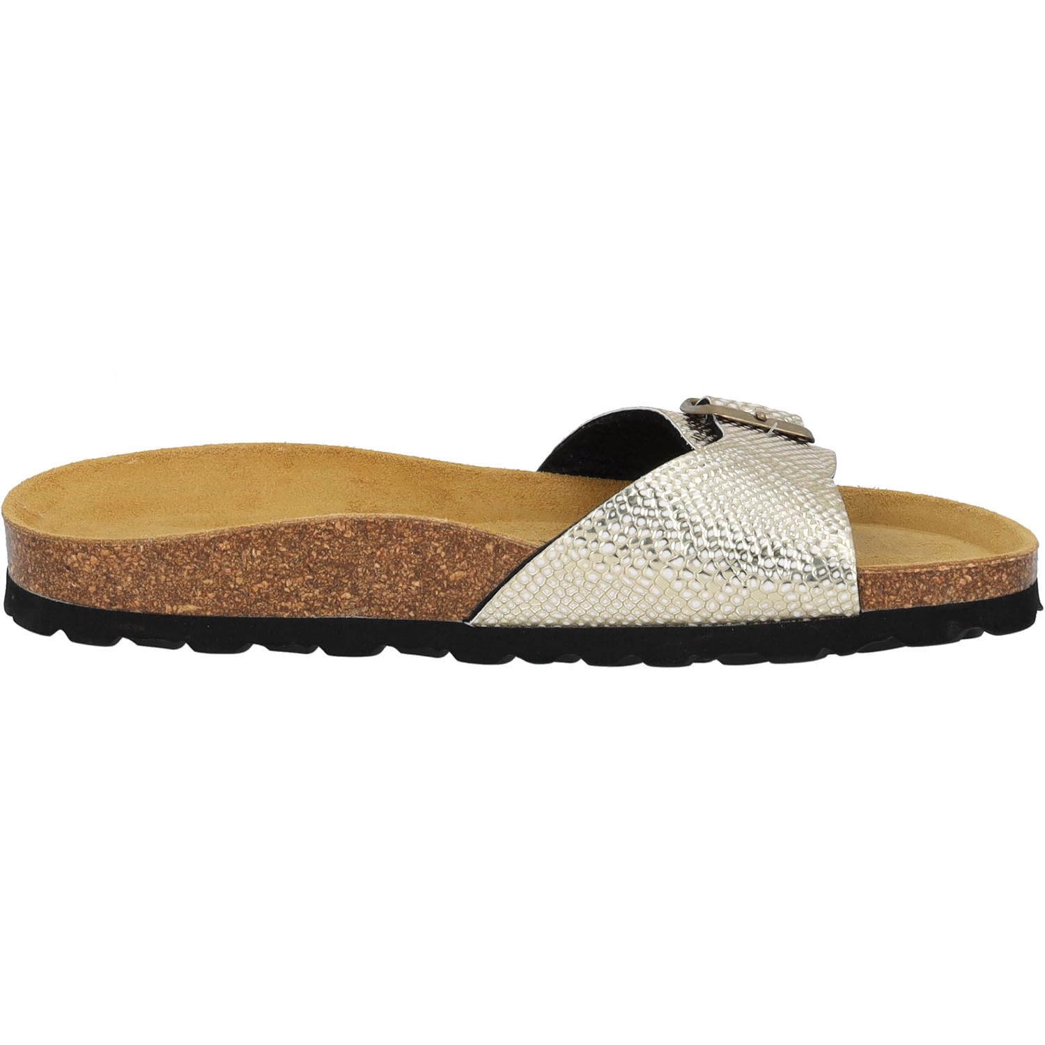 Palado Pantoletten Damen Malta - extra Bequeme Sandalen - modische Hausschuhe mit Natur Kork - Made in EU - Sandaletten mit Sohle aus feinstem Natur Leder