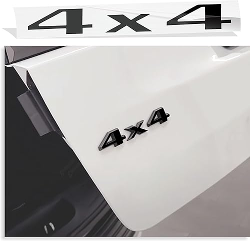 Adhesivo adhesivo de superposición de emblema 4x4 - Jeep Grand Cherokee 2005-2021 (negro brillante)
