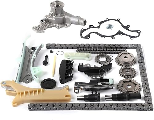 Miniatura 2 de MOCA Kit de cadena de distribución y bomba de agua compatible con 97-00 para Ford Explorer 4L