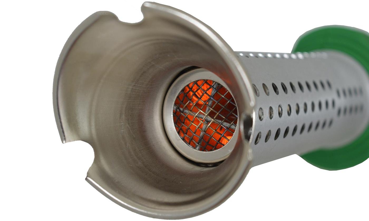 Bruciatore elettrico per erbacce da 2000 W, diserbante elettrico fino a 600 °C, accendino per BBQ, senza gas (± 1,1 kg)