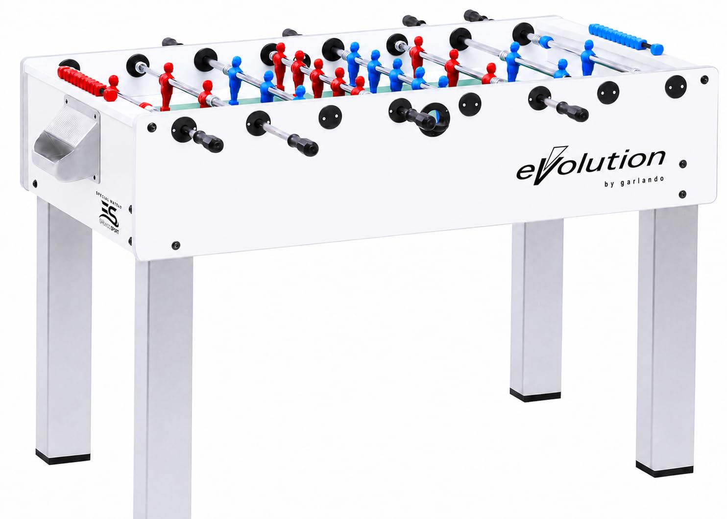 G5 HT SPORT Football Balilla Roberto Sport [Made in Italy] Football de table de baby-foot avec tiges rétractables télescopiques | champ en verre trempé incassable | boules et sprays inclus