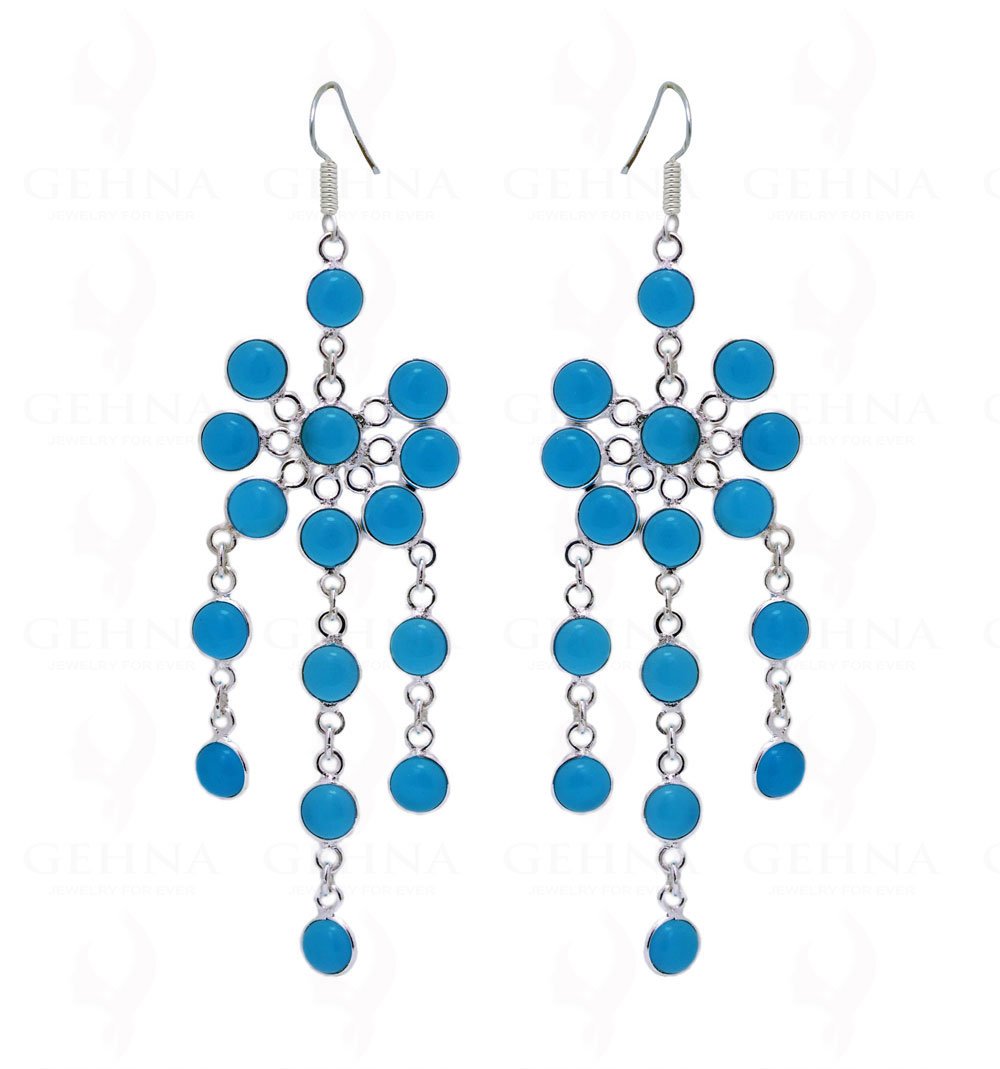 Gehna Jaipur Blue Chalcedony Gemstone Earring GE011342 (B074K8MK2B) Amazon Price History, Amazon Price Tracker