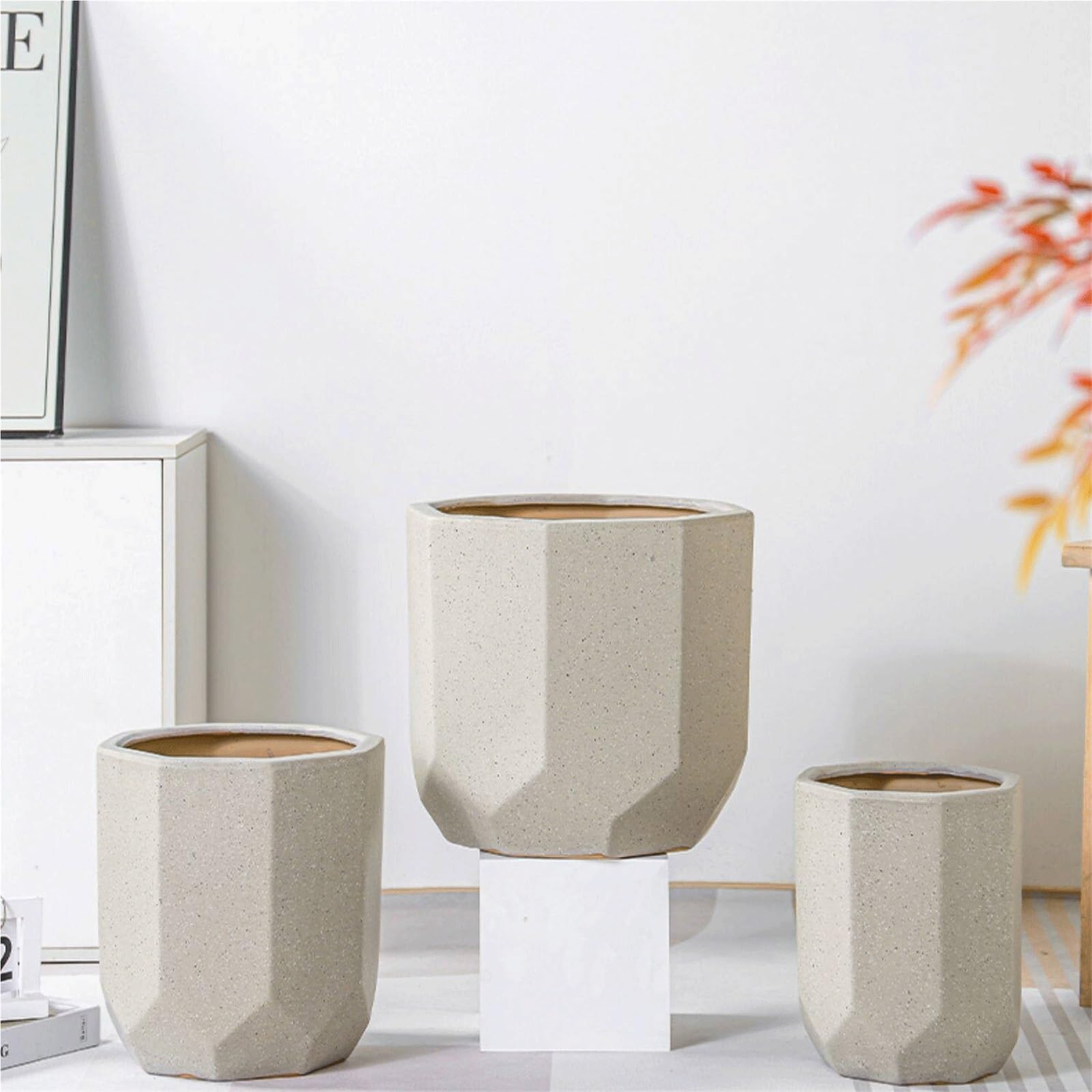 Doniczka Stojąca na podłodze donica ceramiczna zaprojektowana specjalnie do salonu Doniczki(XL)