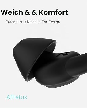 Afflatus Earplugs for Sleeping and Noise Softness & Comfort 33dB