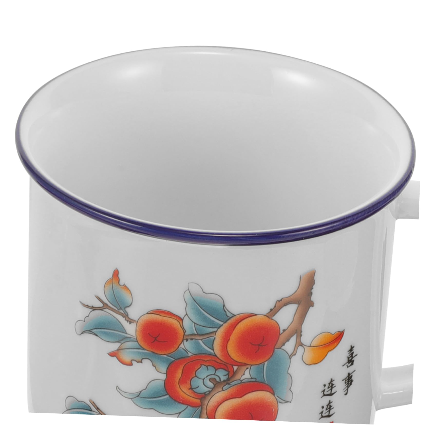2stücke Vintage Emaille Tasse Multifunktionale Kaffeetasse Für Outdoor-aktivitäten Langlebig Und Für Kaffee Tee Wasser Und