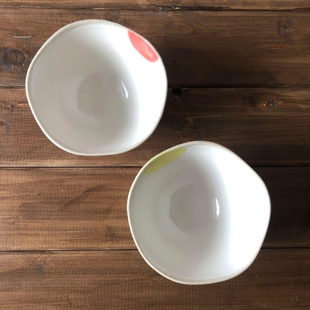 Amazon.co.jp: 波佐見焼込アップルお茶碗小丼 2個 : ホーム＆キッチン