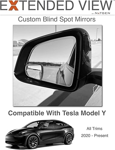 Miniatura 2 de Espejos de punto ciego, compatibles con Tesla Model Y Extended View, juego de 2 piezas (izquierda y derecha)