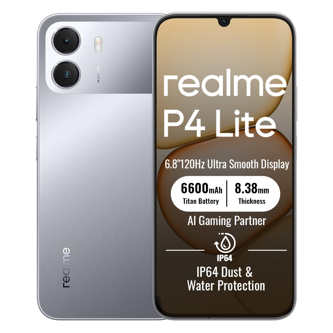realme P4 Lite Smartphone 4+64Go, Grey