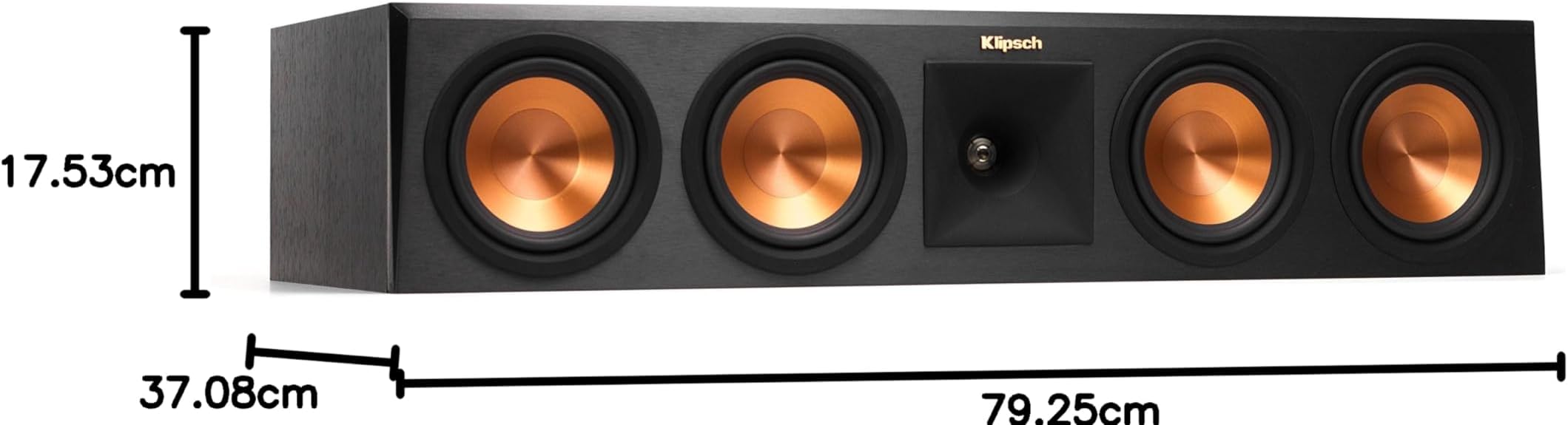 Klipsch RP-450C Center Channel Speaker - Ebony