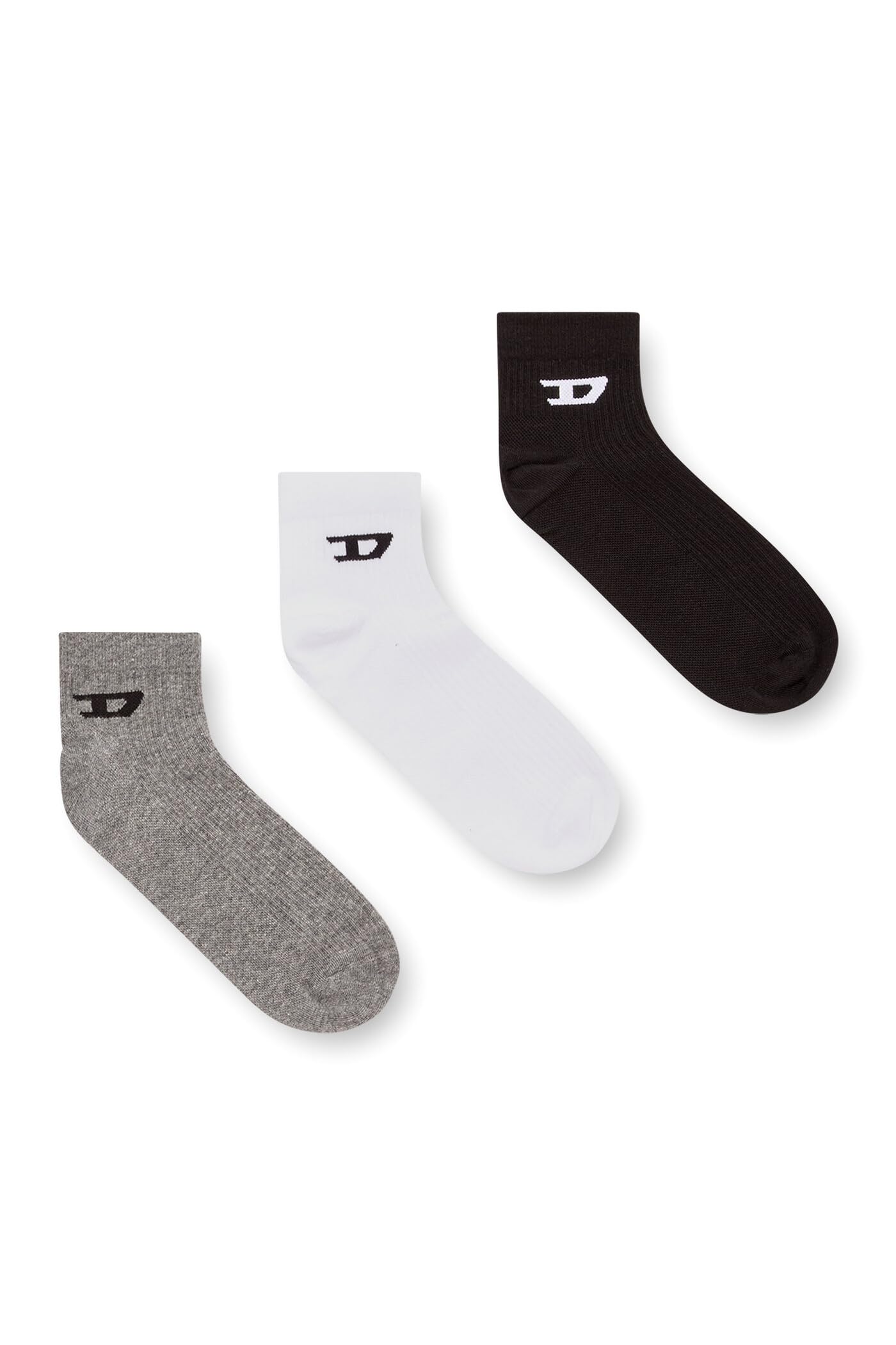 Amazon.co.jp: [Diesel] [ディーゼル] メンズ アンクルソックス 3足 