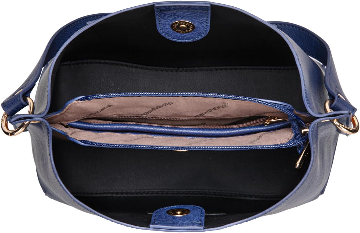 Montana West Medium Hobo Purse for Women Bucket Shoulder Bag with Crossbody Strap - Image 6