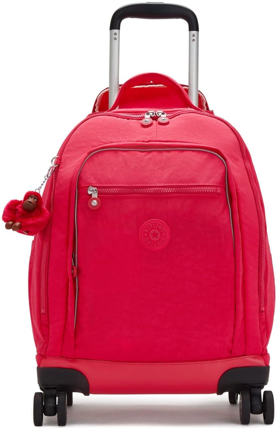 Kipling New ZEA, Kids Large 4 Wheeled Ergonomic Backpack, 50 cm, 26 L, 2.35 kg, True Pink, One Size, NEW ZEA
