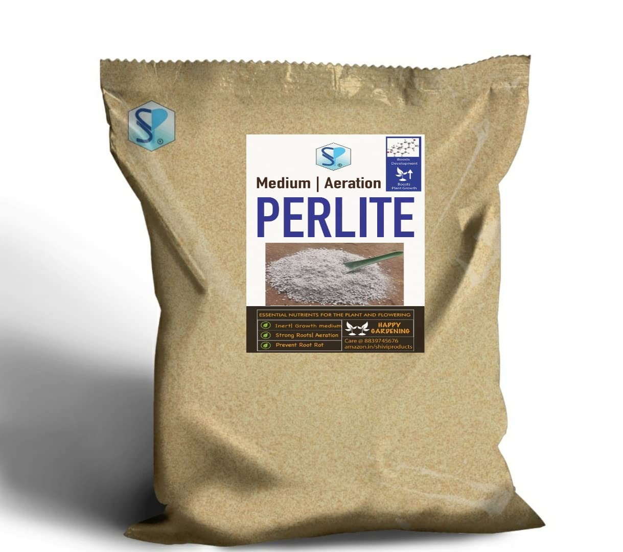 Shiviproducts Horticultural Perlite Potting Mixture Filler for Organic Gardening | Provides Aeration and Drainage in Soil for Root Development | Useful in Hydroponic(4.5 Kg) (B0992TH59B) Amazon Price History, Amazon Price Tracker