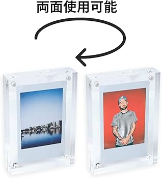 Amazon.co.jp: BBEST アクリルフォトフレーム ブロック型 名刺 トレカ