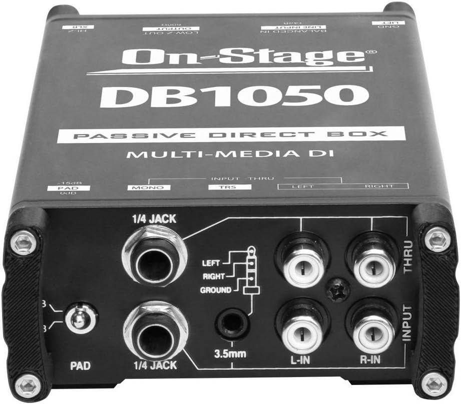 OnStage On-Stage DB1050 Passive Multi-Media DI Box