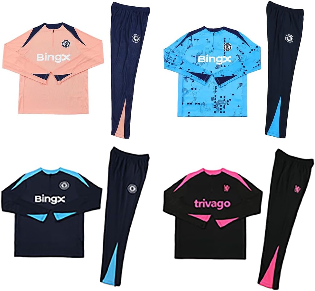 DGAXISWL] 25-26トレーニングウェア チェルシー ユニフォーム 長袖 サッカー 応援服 上下セット ジャージ ブルース DGAXISWL]  25-26トレーニングウェア チェルシー ユニフォーム 長袖 サッカー 応援服 上下セット ジャージ ブルース チェルシー 24- 25 スタンダード  ...