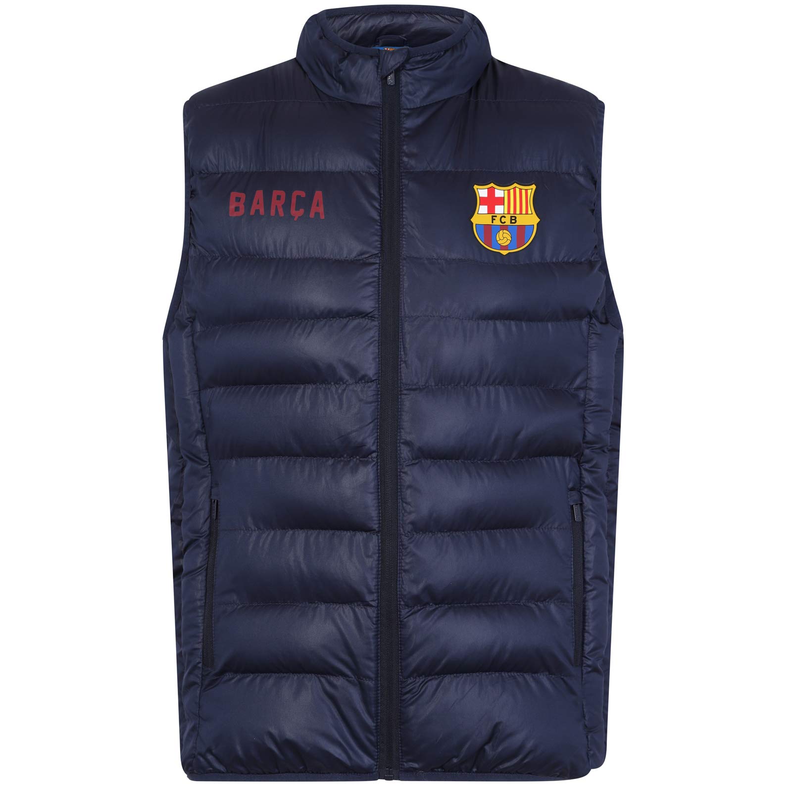FC BarcelonaMens Gilet Jacket Body Warmer Padded Official Football Gift