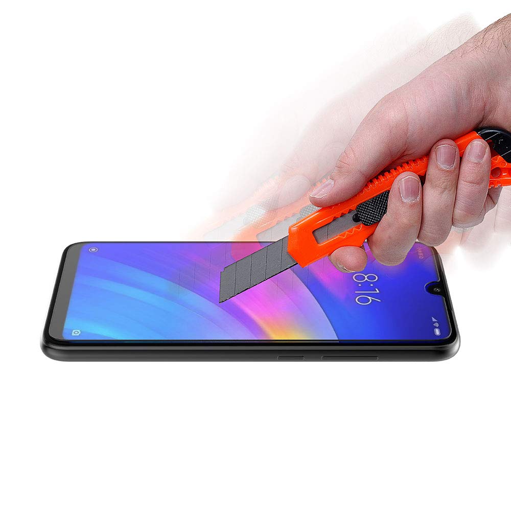 AICEK 2 Pz Pellicola In Vetro Temperato Per Xiaomi Redmi Note 7, Durezza 9H, Trasparente, Con Kit Di Installazione - 6