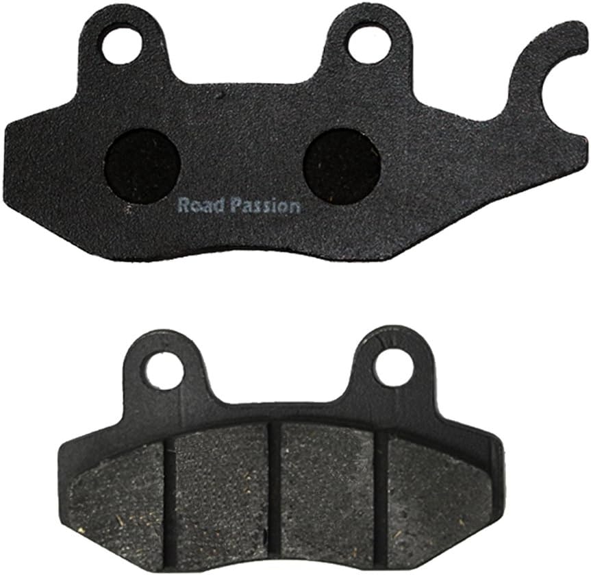 Road Passion Carbon Fiber Front & Rear Brake Pads for YAMAHA Rhino 450 YXR450 YXR 450 2006-2009 Rhino 660 YXR660 YXR 660 2004-2007 Rhino 700 YXR 700 YXR700 2008 Raptor 700 YFM700R YFM 700 R 2007-2015