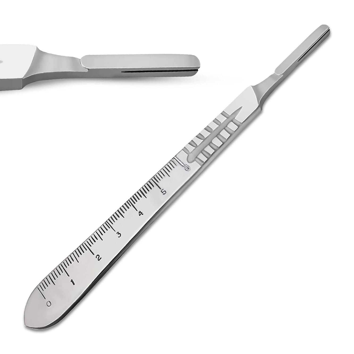 Scalpel Handle #4 – Premium Quality Stainless Steel Scalpel Knife Handle Fits Surgical Blades No. 20, 21, 22, 23, 24 and 25 (#4)
