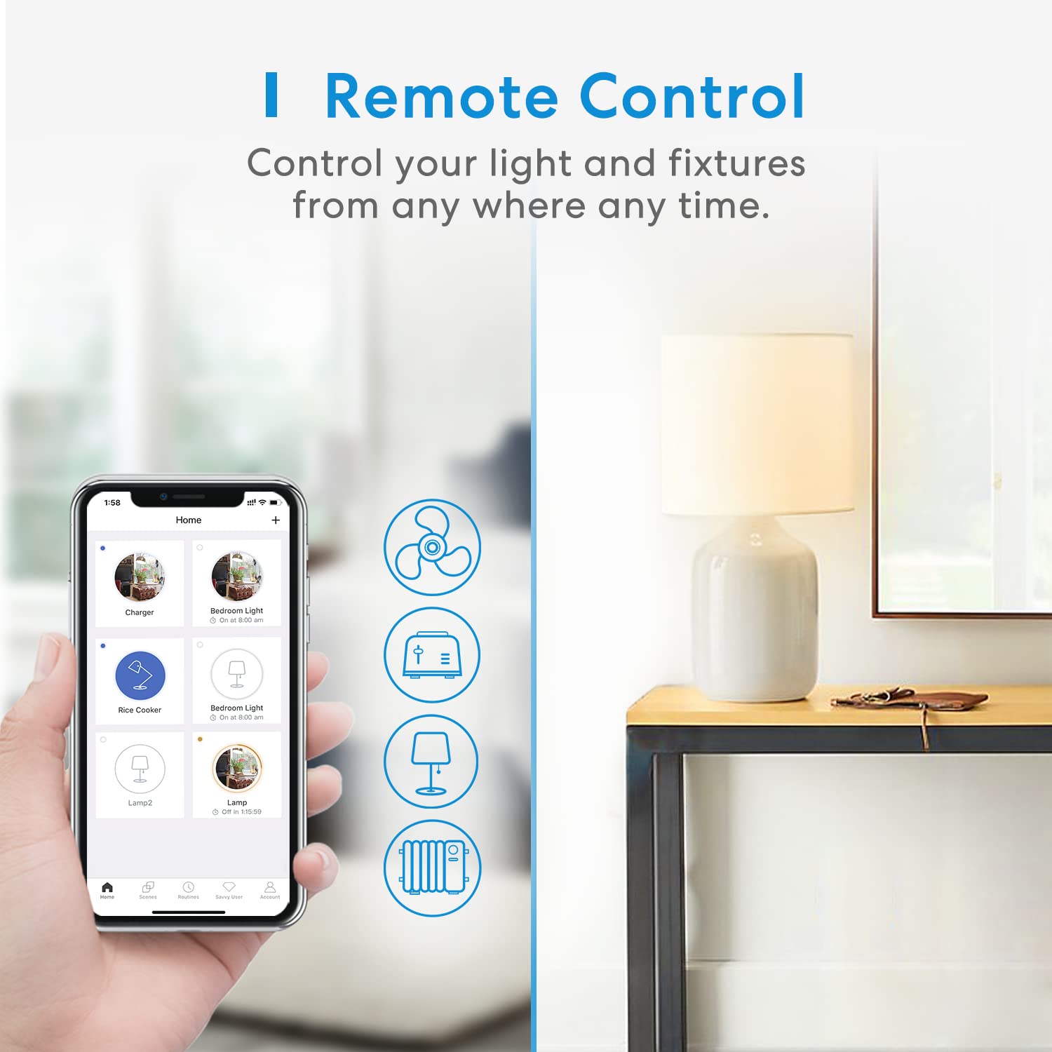 Meross Enchufe Inteligente WiFi 16A 3840W, Control de Voz, Paquete de 3 | Smart Plug con Control Remoto por App, Compatible con Apple HomeKit, Alexa, Google Assistant y SmartThings, 2,4GHz