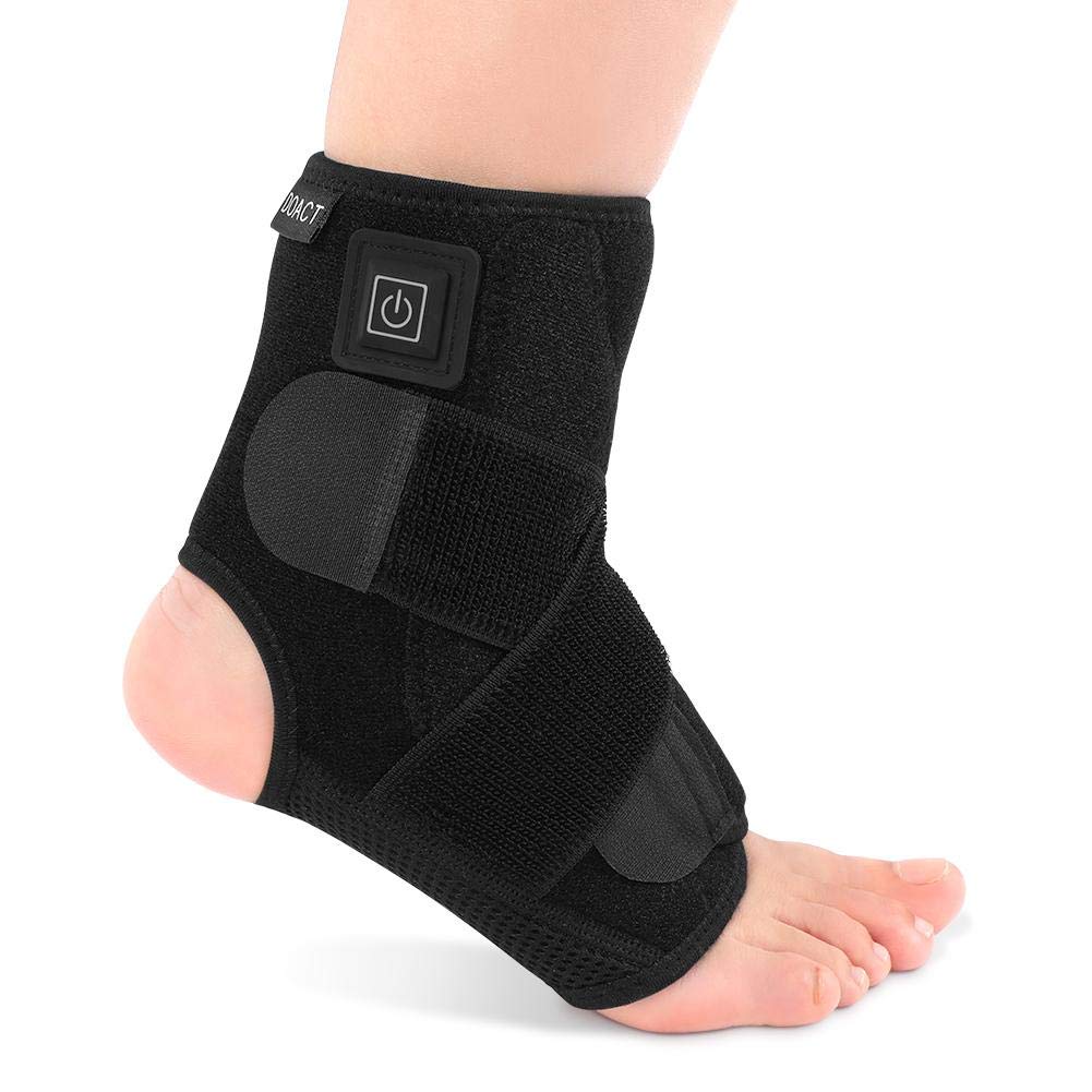 TMISHION Heating Ankle Support, Compression Heated Ankle