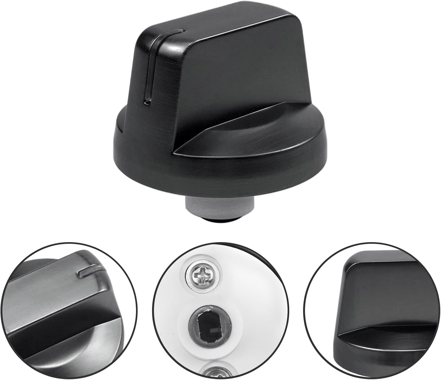 DG94-01480A Electric Stove knobs Replacement for 30 36 Inch Smart Electric Cooktop Burner Knobs Fit for Samsung Range Parts NZ30K6330RG/AA NZ36K6430RS/AA (5pcs)