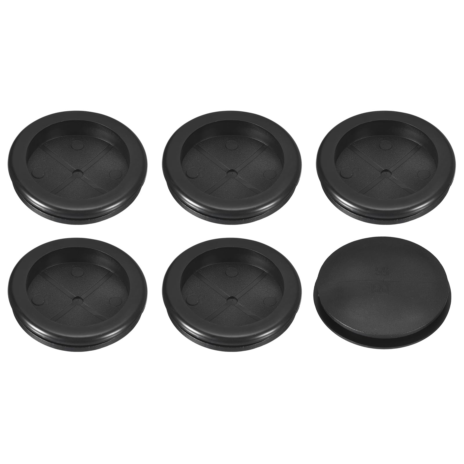 Protège-câble caoutchouc 55mm contre coupure tôle œillet pour trou 51mm