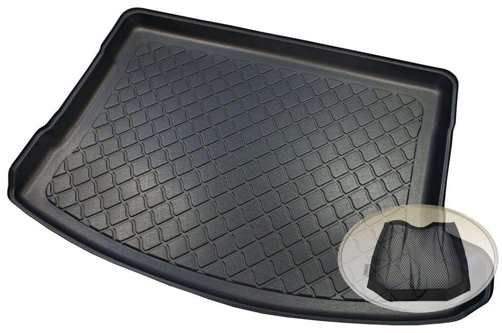 Z3289303 Gummierte Kofferraumwanne fahrzeugspezifisch + Klett-Organizer (Laderaumwanne, Kofferraummatte)