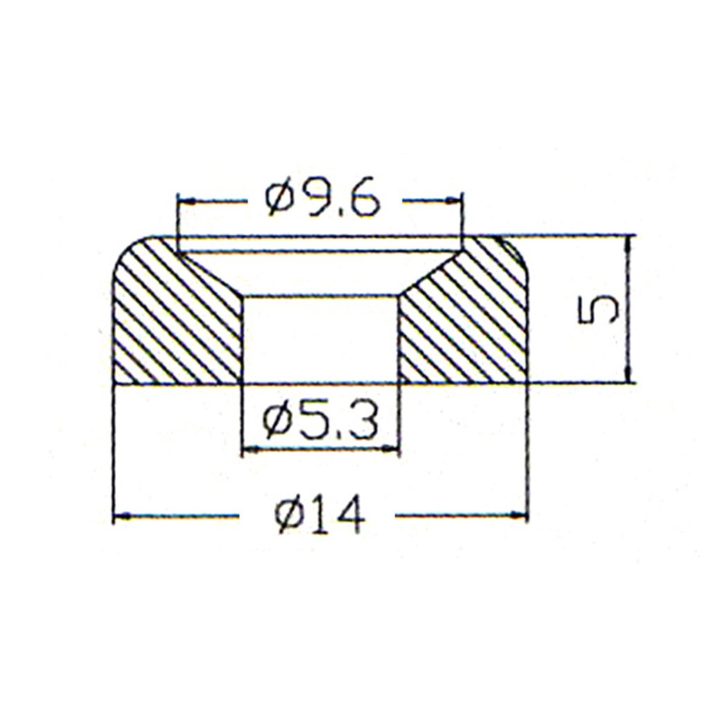 Lina Trading 4Pcs Guitar Body Neck Fixed Mounting Screw Ferrules for
