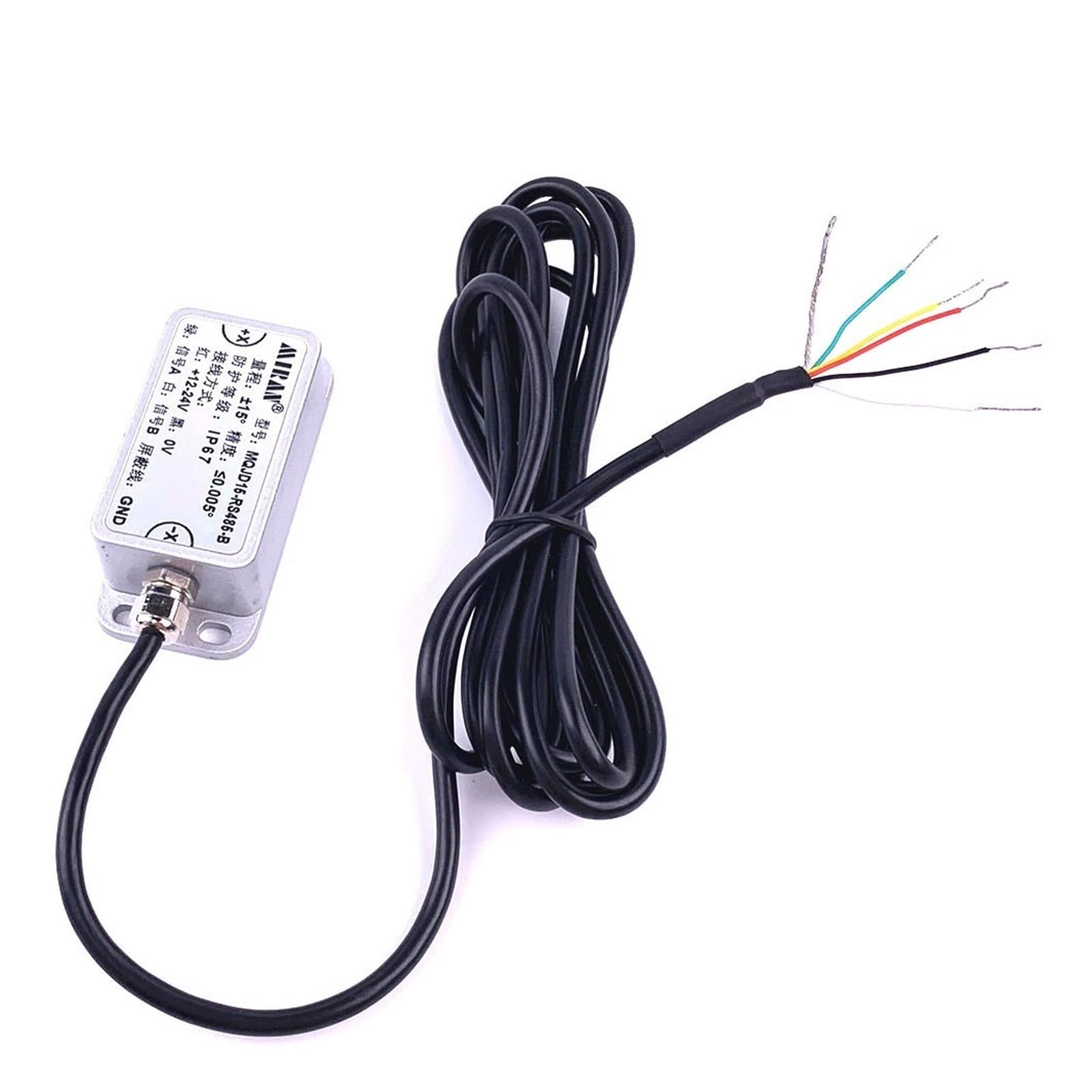 MXXDMOPD MQJD-485-B Waterproof High Accuracy Single Axis Inclinometer Angle Sensor Tilt for Automation Industry(Mqjd30-485-b)