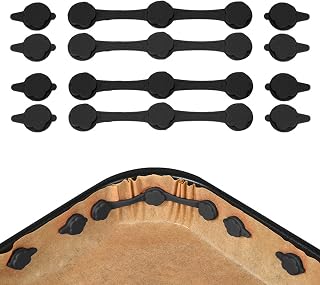 12 Pack Air Fryer Magnets, Air Fryer Magnets for Fixing Oven Papers, Magnetic Clips Silicone Air Freezer Accessories for Cosori Ninja Philips