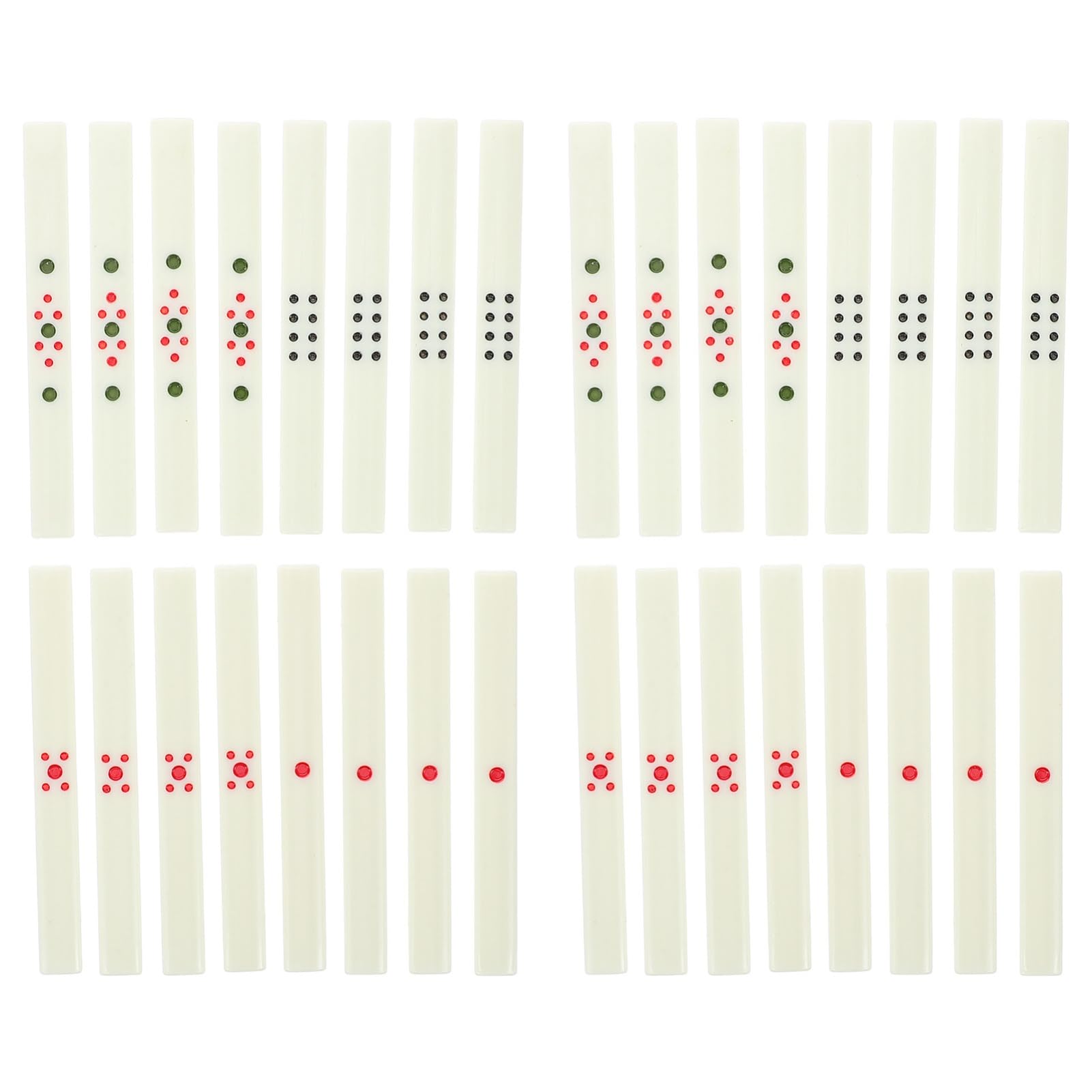 CORHAD Mahjong Tool Sticks 88pcs Chinese Mahjong Game Set Chips for Fair Betting Play