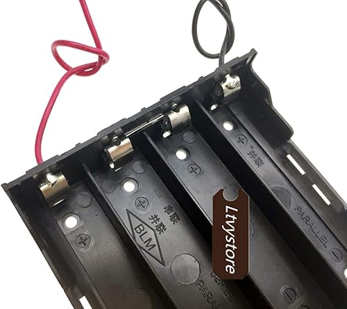 Miniatura 7 de Soporte para batería 18650, 3 piezas, 4 ranuras x 3.7 V, 14.8 voltios, caja de almacenamiento de batería DIY, en serie, caja de baterías de plástico