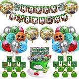 Perfekte Video Game Partyzubehör Thema: Diese Party Dekoration eignen sich perfekt zum Dekorieren von Geburtstagsfeiern mit Spielmotiven für Jungen und Kinder. Schaffen Sie unvergessliche Erinnerungen mit Familie und Freunden.
