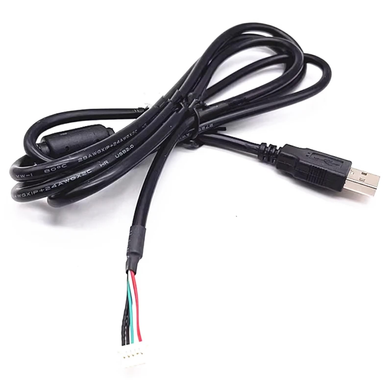 Cavo Dati da USB a 1,25 mm Touch Screen a 5 Pin con Doppia schermatura Cavo di Collegamento della Scheda Madre Cavo USB a terminale MX1.25 5P(0.6m)