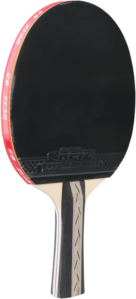 3 Star Short or Long Handle Ping Pong Paddle Table Tennis Racket with Case