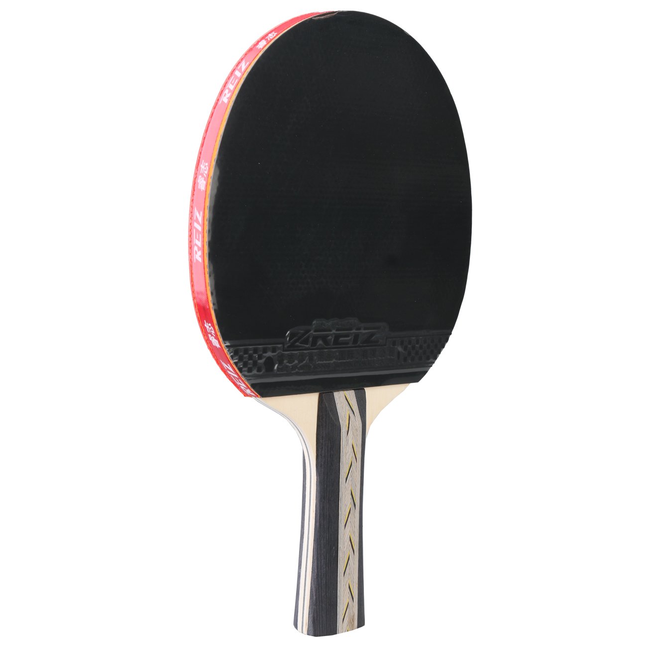 3 Star Short or Long Handle Ping Pong Paddle Table Tennis Racket with Case