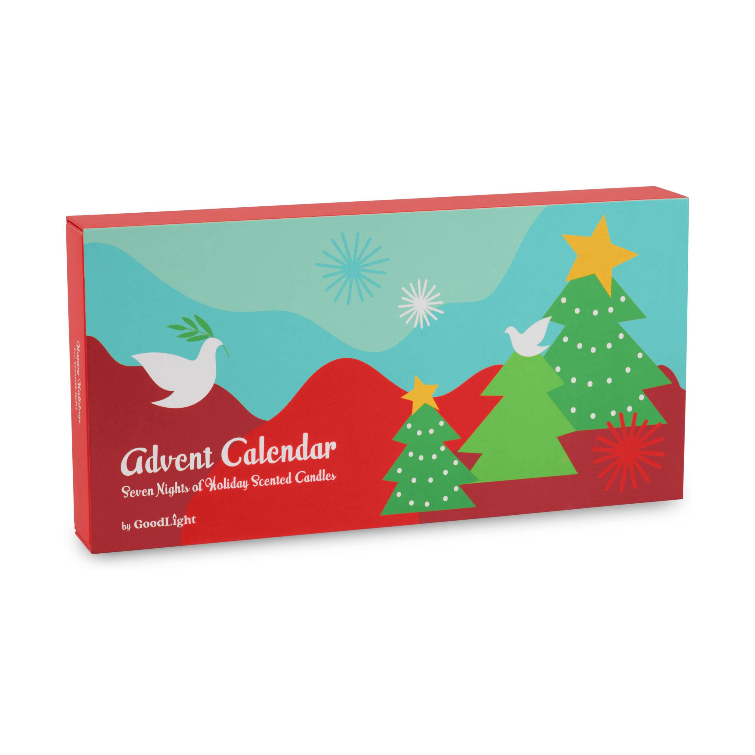 Amazon.com: GoodLight Holiday Advent Calendar | Countdown with 7 Nights of Joyful  Holiday Scents | Vegan, Clean-Burning, and Paraffin-Free | 2023 Christmas  Advent Calendar of Scented Candles : Home & Kitchen