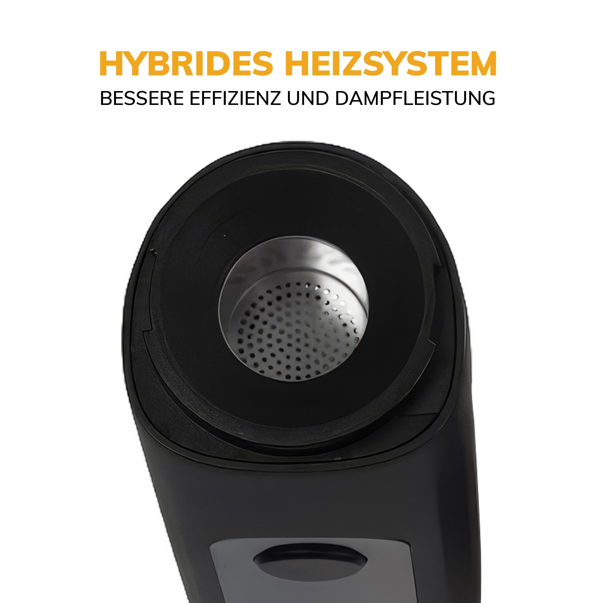 Milatron vaporizzatore erbe, riscaldamento rapido 25 secondi, display OLED, temperatura regolabile 160 °C a 240 °C, batteria 2300 mAh, USB C, sistema ibrido a convezione