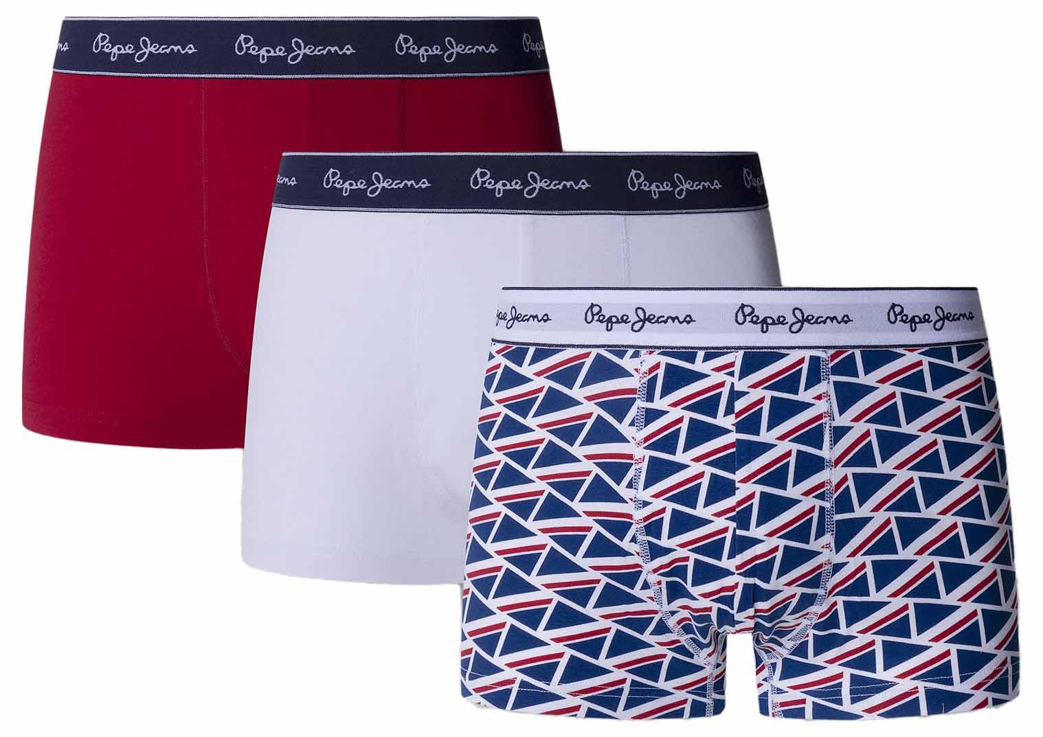 Pepe Jeans Flag Tk 3p Bañadores Ajustados para Hombre Hombre (Pack de 1)