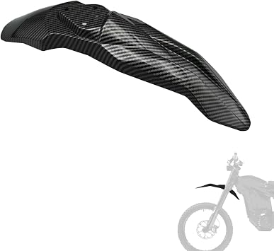Electric Motorcycle Front Fender Carbon Fiber Pattern ABS Fender Suitable for Talaria Sting MX3/MX4 Electric Dirt Bike