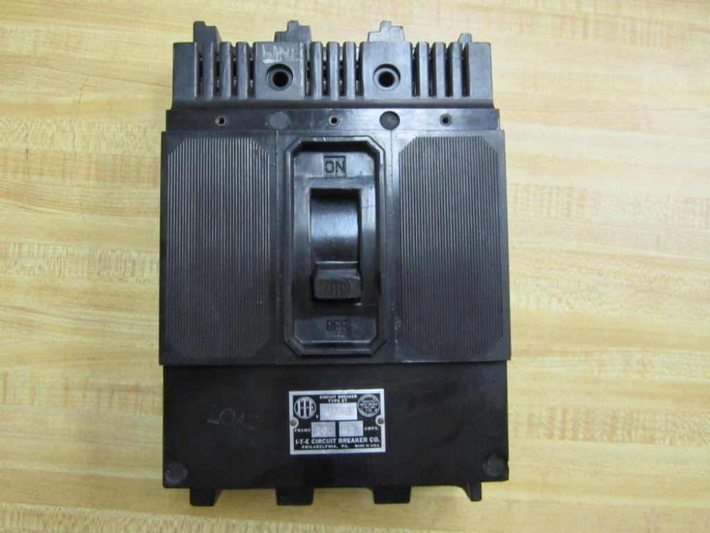 ITE ET ITE Circuit Breaker 40 Amps 600AC 3 Poles