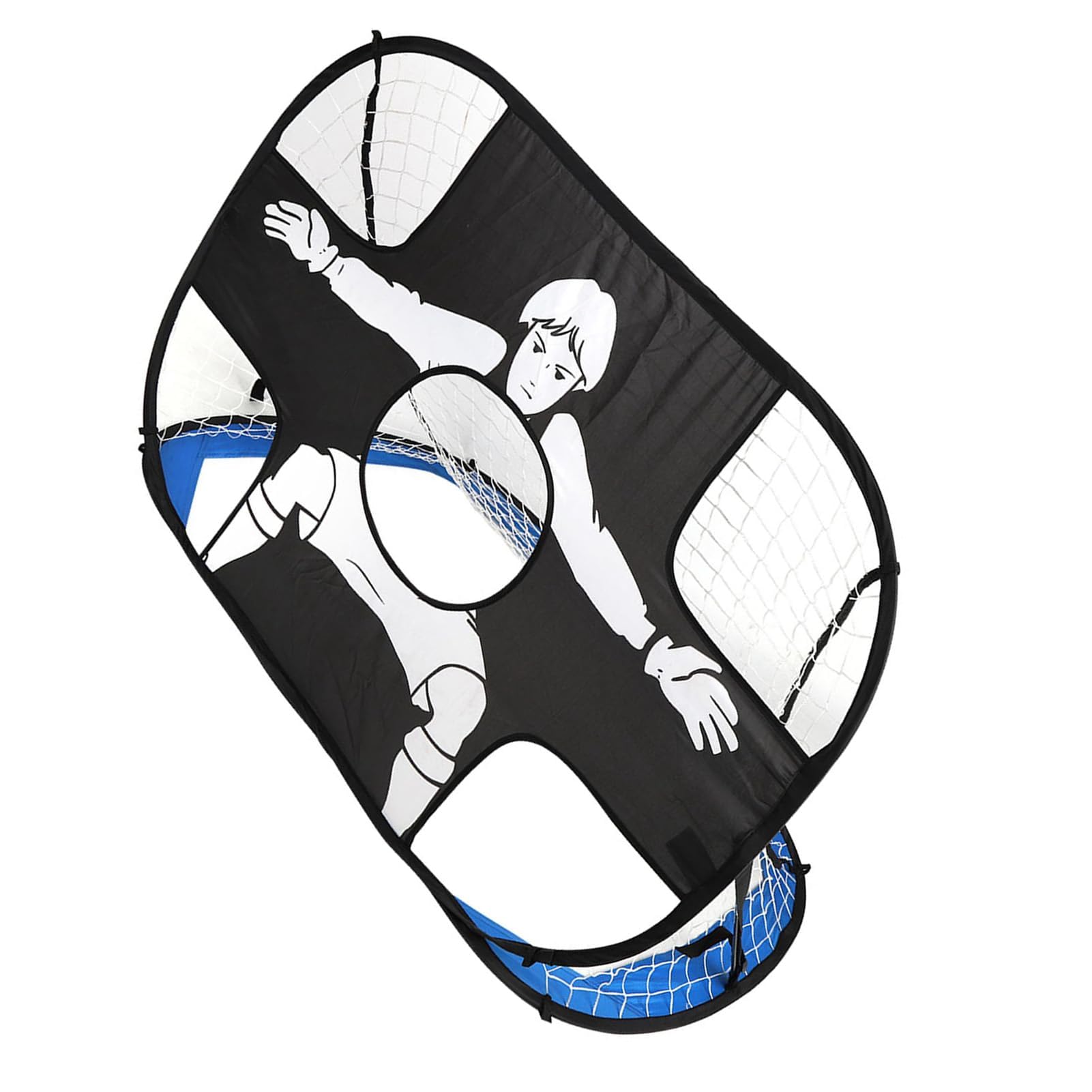 Set di Porta da Calcio per Bambini, Rete Allenamento Calcio Portatile Pieghevole per Interni ed Esterni, Football Training Net per Gioco e Pratica Sportiva