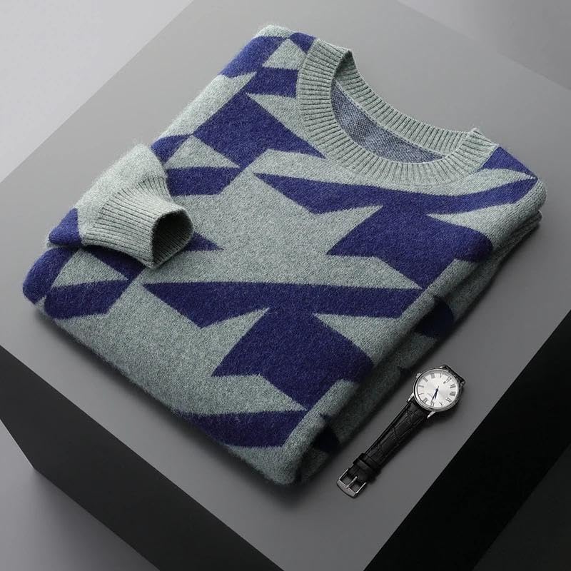 Autumn and Winter 100% Sweater Seven Needles Thickened Double Casual Versatile for Men4