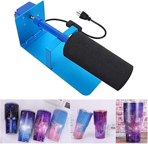 Máquina giratoria para manualidades con vaso Cooyeah de metal para magdalenas kit de máquina giratoria para manualidades de epoxi motor de asador